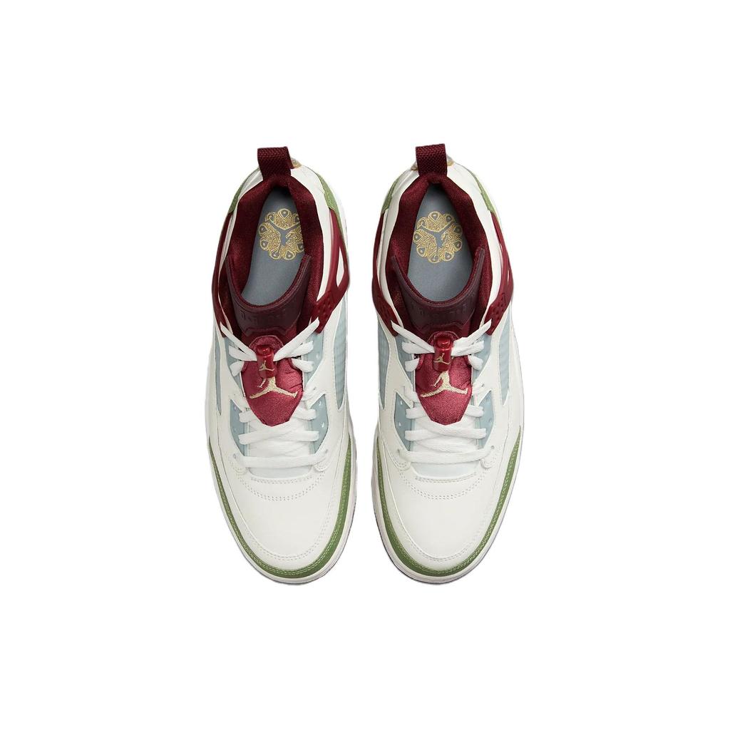 Pánské tenisky Air Jordan Spizike Low Rok draka Bílá Sail Olejově zelená FJ6372-100