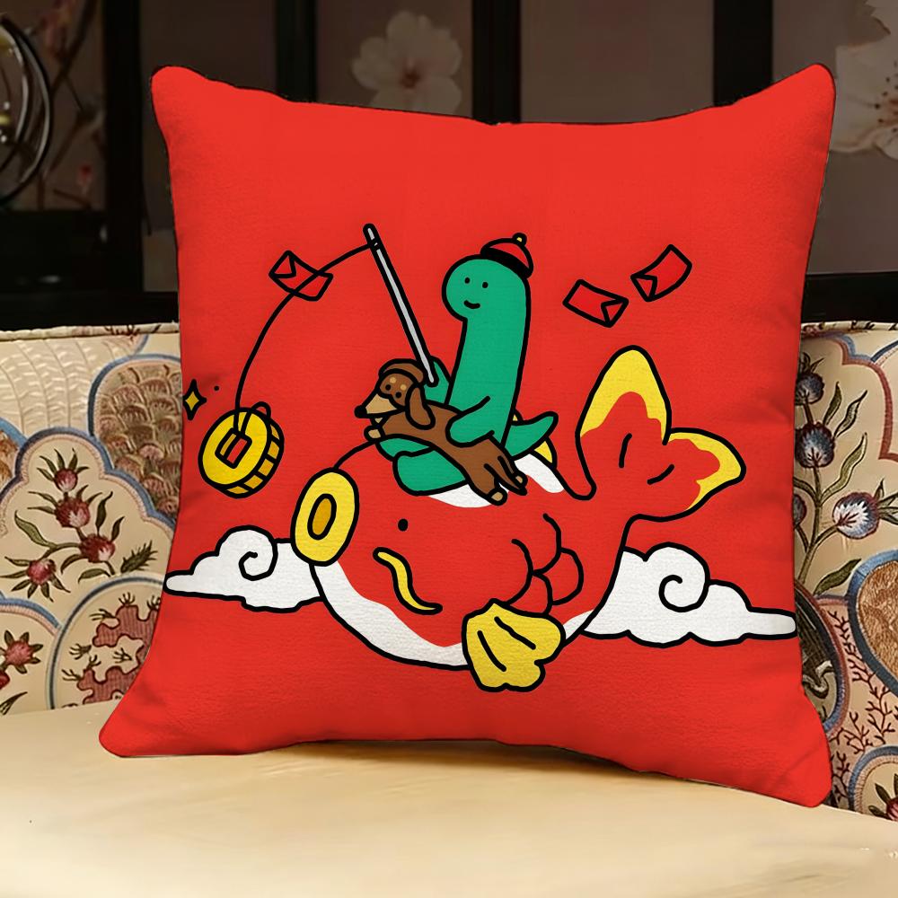 J-joguman Art Pillow Case Pillowcase, Double-sided Printed, Sofa Cushion, Bedroom Headboard Pillow