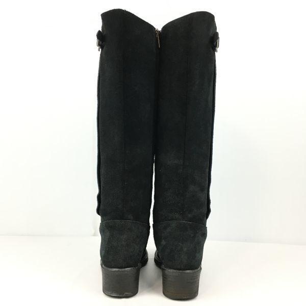 REGAL Tricker’s Long Boots Suede Size 23.5 Black Boots/Shoes Men's(USED)