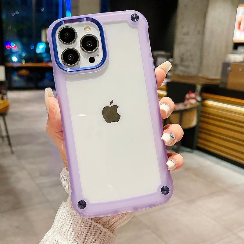 Magnetic Transparent iPhone 15 Pro Max Case with Airbag Drop Protection iPhone 12