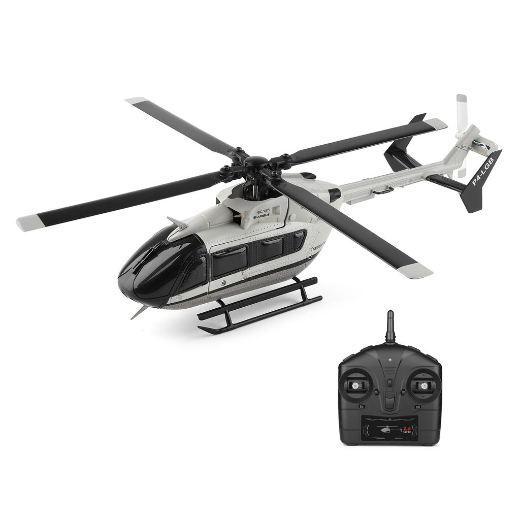 4CH RC Helicopter with Altitude Hold, Brushless Motor, One Key Takeoff and Landing, 2.4GHz Remote Control Toy Aircraft