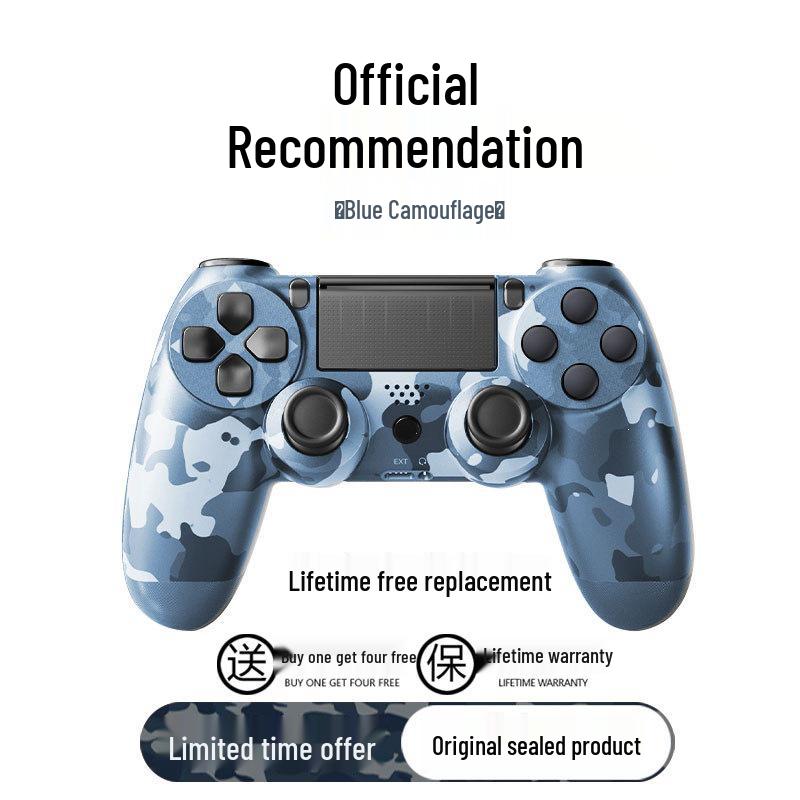 Compatible Wireless Bluetooth Controller for PS4 Pro, PC, Steam, iOS, and Mobile Devices