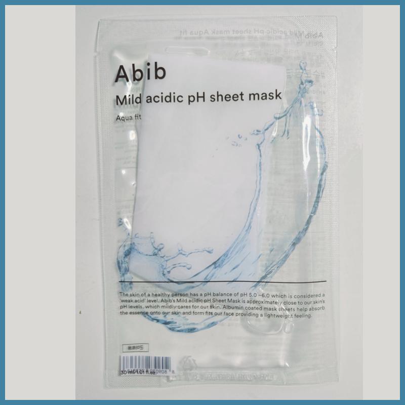 [Abib] Mild Acidic pH Sheet Mask Aqua Fit 30ml 10Sheet