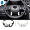 Für Toyota Tundra   2024 2025 Auto-Innenzubehör Lenkrad Unterer Rahmen Dekor Abdeckung Zierleiste Kohlefaser / Matt