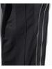 MASSNOUN Double Line Zipper Track Pants Mshtp003-Bk