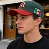 Mexico M Letter Embroidered Baseball Cap Adjustable Cotton Polyester Blend Sunhat For Men Women Kids
