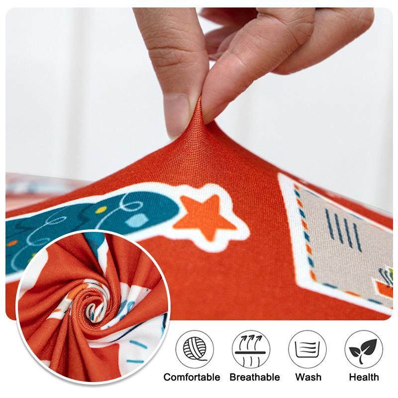 Christmas Chair Cover Seat Protector Cheap Chair Covers For Holiday Party Dining Room Kitchen Hotel Living Room Chair Cover 1 PC