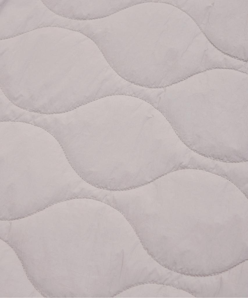 Yale Warm-Up Quilted Jacket_Light Gray