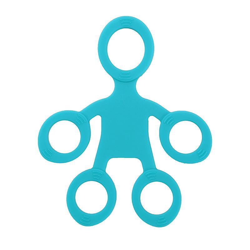 Finger Grip Silicone Ring Exerciser Antistress Resistance Band Fitness Stretcher 3 Levels Ibs Finger Sensory Toy For Autism Adhd