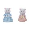 Sylvanian Families Doll Persian Cat Mother N-104 Girl (White) N-105 Set Purchase