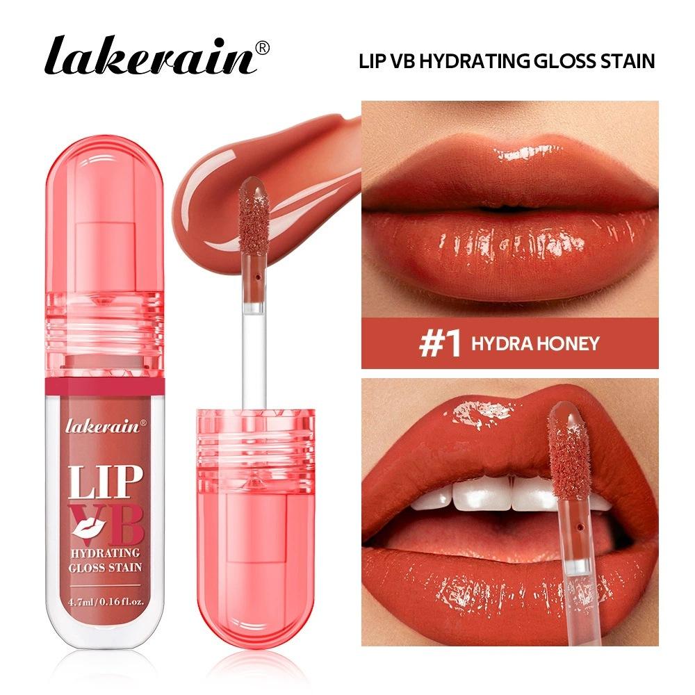 Lip Stain Lip Vb Увлажняющий блеск Длительное увлажнение 12 часов Ванильный вкус Увлажнение Питать Успокаивать Губы Мгновенный блеск для губ