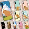 Cute Capybara Case For Oppo A94 A74 A54 A18 A38 A58 A78 A98 A40 A60 A80 A16 A76 A96 A15 A17 A77 A57S Cover