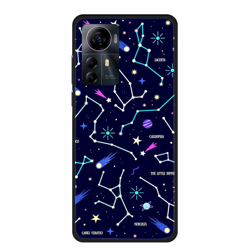 For ZTE Blade A72s 4G Case 2023 Fashion Cool Soft TPU Black Silicone Phone Cover for ZTE Optus X Max Back Cases Funda A 72s Etui