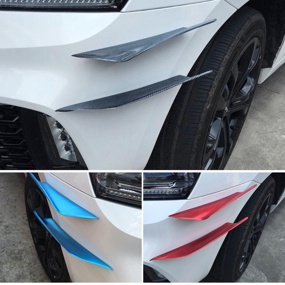 Knife Wind Car Modification Durable Universal For Most Cars Motorcycle Side Large Plate Carbon Fiber Car Accessories