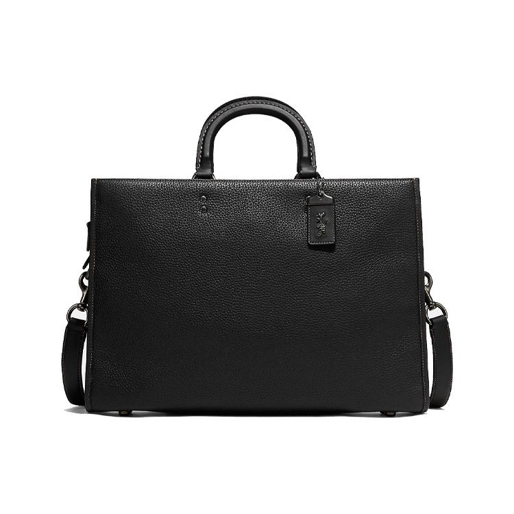 

New COACH Rogue Leather Briefcase Large Size Unisex Black C6099-JIBLK 41.1*9.9*27.9CM