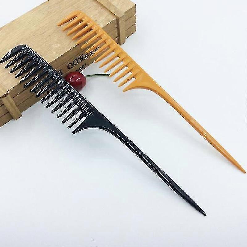 Hairdressing Comb Hair Dyeing Comb Tip Tail Wide Tooth Detangling Hair Brush Hair Coloring Barber Combs Salon Hair Styling Tools