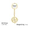 Dawapara Saint Brigid Cross Pendant Keychain Irish Celtics Knot Imbolc Protection Amulet Religious Stainless Steel Jewelry