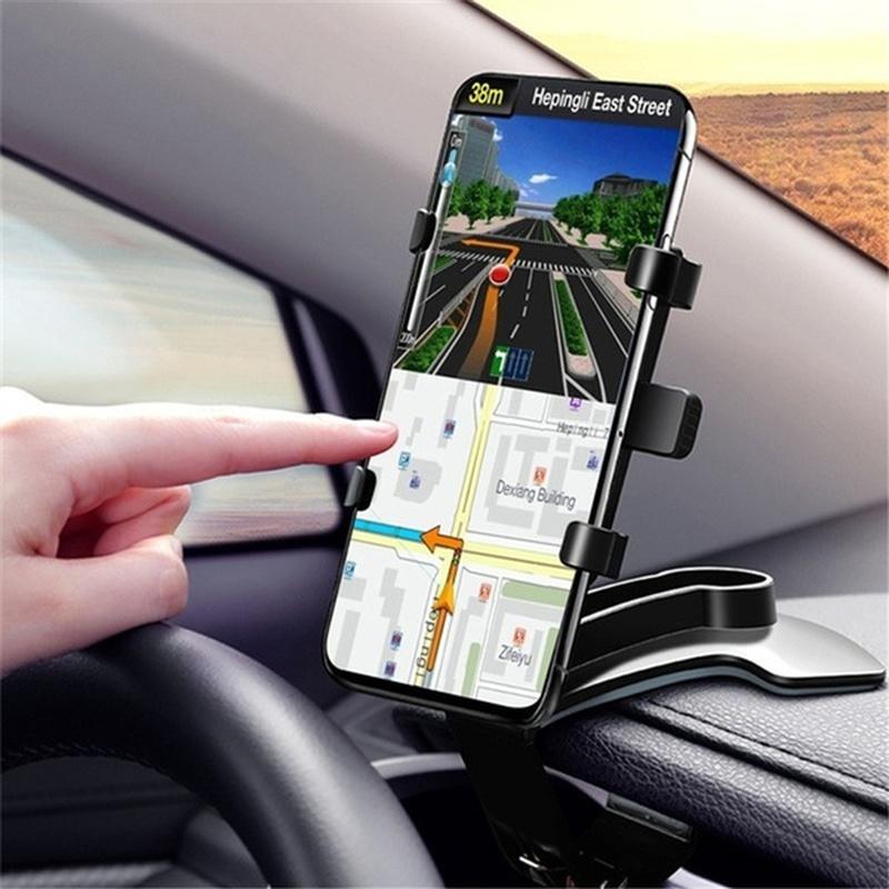 Car Phone Holder Stand Universal Dashboard Car Clip Mount GPS Bracket Car Mobile Phone Support In Car For iPhone Samsung Xiaomi