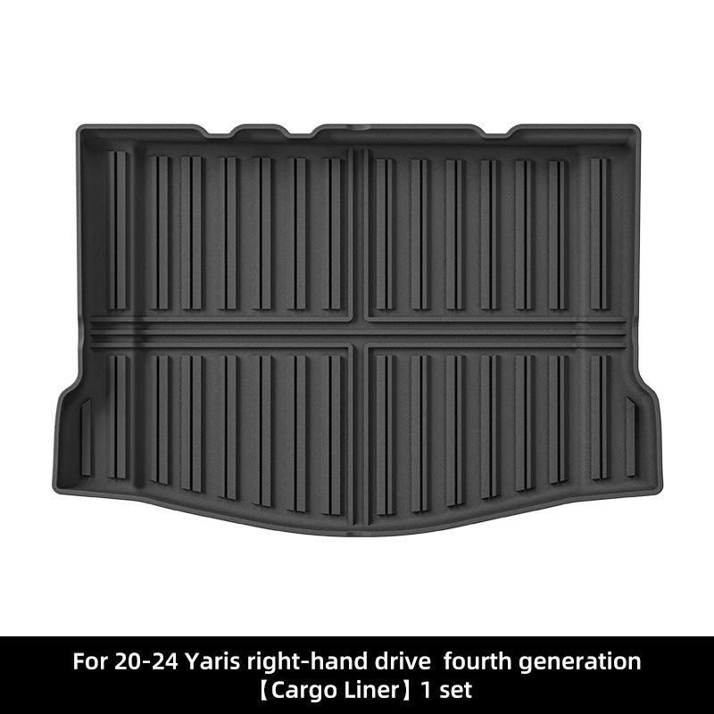 Dedicated TPE Floor Mats & Trunk Liner for 2020-2024 Toyota Yaris Cars