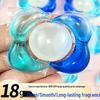 18g 3-in-1 Laundry Pods: Concentrated Stain Removal, Cleaning, Softening, Long-lasting Fragrance Beads