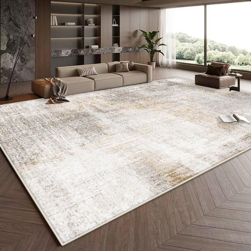Nordic Abstract Style Carpet Living Room Ink Wash Decoration Bedroom Lounge Non-slip Washable Rug Home Bedside Soft Floor Mat