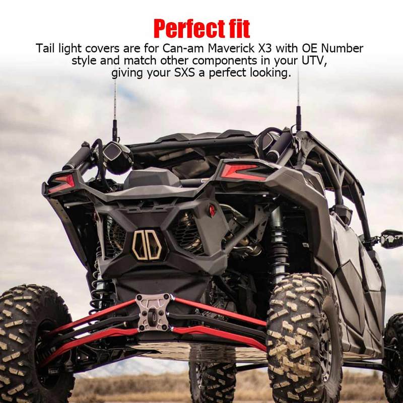 Rear Taillight Cover Brake Stop Light Guard For Can-Am Maverick X3 Max R XDS 4x4 Turbo 705010686 705010687 UTV Accessories