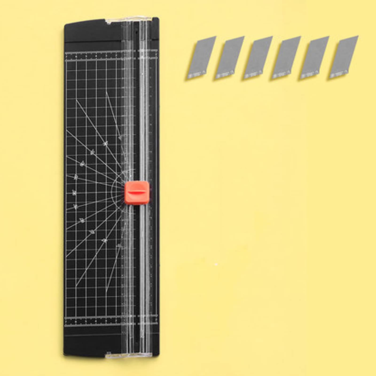 

Мини-резак для бумаги, легкий мини-резак со сменным лезвием, фотообложка, купон, этикетка, резка карточек, удобная для переноски канцелярия