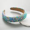 Resin Wide-brimmed Headband Candy-colored Sponge Headband WOMEN'S Fashion Hair Accessories