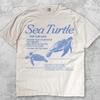 Meeresschildkröte Vintage 90er Grafik T-Shirt, Retro Ozean Tier Tee, Meeresbiologie Shirt, Strandliebhaber Geschenk, Y2K Ästhetik Natur Oberteil