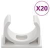 VidaXL Cable Ducts with Clips, Wall Cable Cover, Cable Protector, Cable Management Living Room Home Office 155906