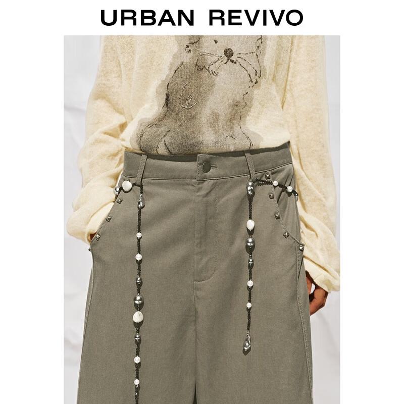 UR 2025 Autumn Riveted Tapered Cargo Pants