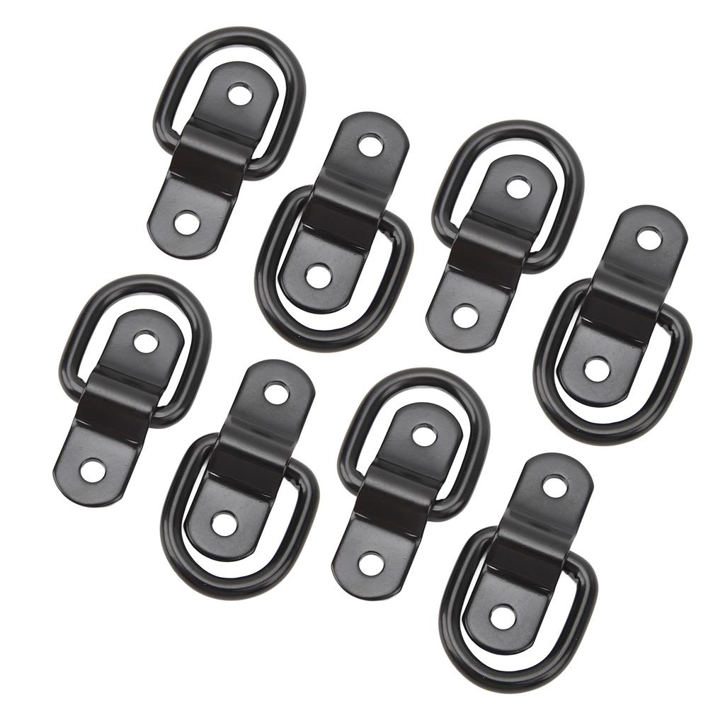 12Pcs Tie Down D Rings Surface Mount Heavy Duty Lashing Ring for Trailers Trucks RV Campers Vans ATV SUV Boats