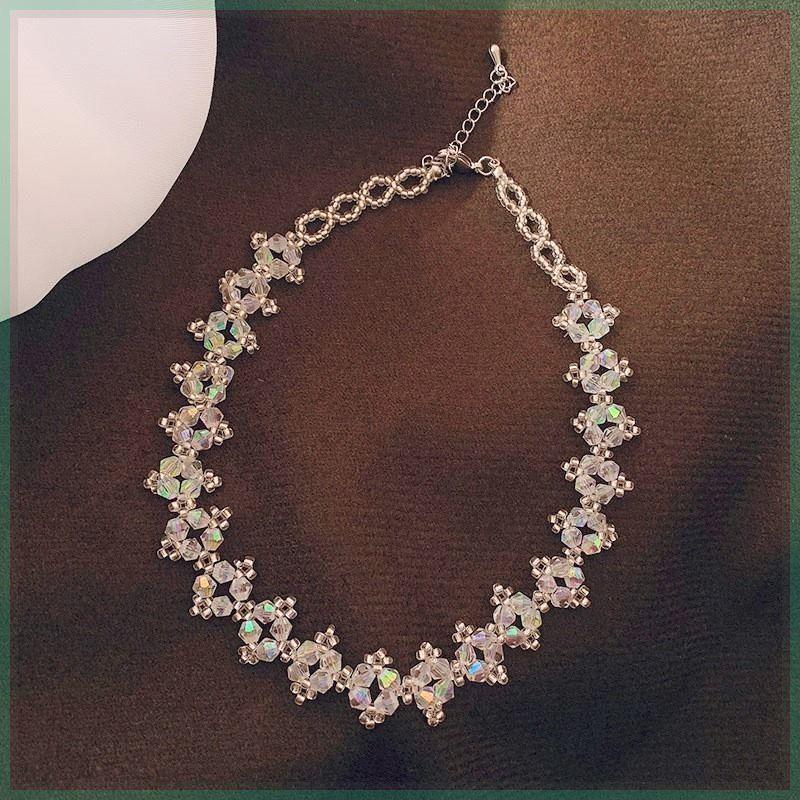 

Детское ожерелье из жемчуга в корейском стиле, легкая роскошь, аксессуары для выступлений к формальному платью, бессмертное детское украшение для дня рождения маленькой принцессы Magic Crystal Princess Necklace