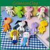 Dolls Ugly Fuji Mountain Marine Mermaid Plush Keychain Toy Pendant Bag Accessory