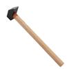 Engineers Machinist Hammer Wooden Handle Stainless Steel Square Hammers Multi-purpose For Jewelry DIY Tools