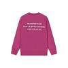 Fila Solid Color Letter Logo Embroidered Fashion Simple Round Neck Long Sleeve Sweatshirt Unisex Sweatshirt Bright-Pink F11U248201F-RD