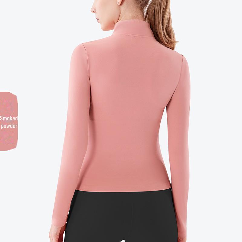 Women's Lulu Yoga Jacket: Quick-Dry, Long-Sleeve Sportswear for Autumn/Winter Fitness