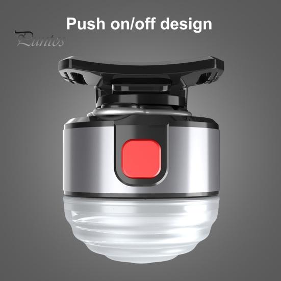 Venkovní čelovka magnetické pracovní světlo 60stupňově nastavitelná dobíjecí vodotěsná lampa s klipem na klobouk LED světlo na kolo