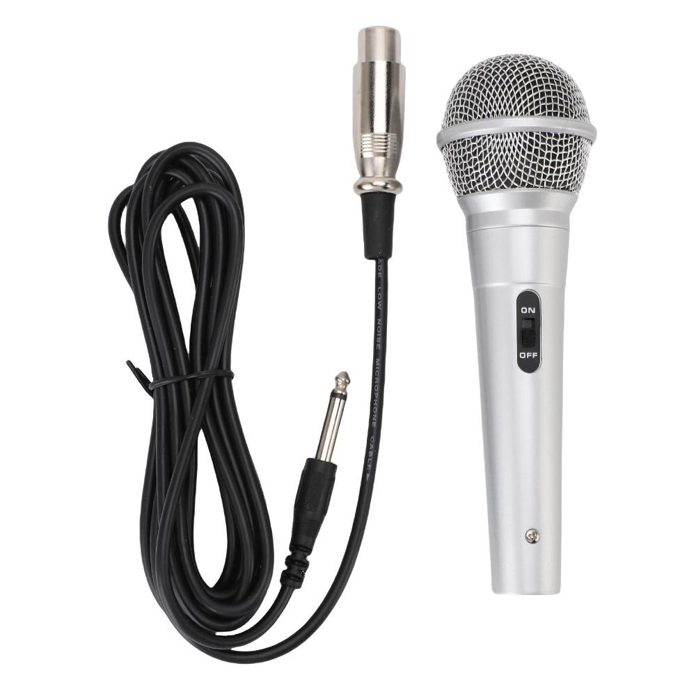 6.5mm Connector Dynamic Vocal Microphone Cardioid Dynamic Mic for Singing Machine