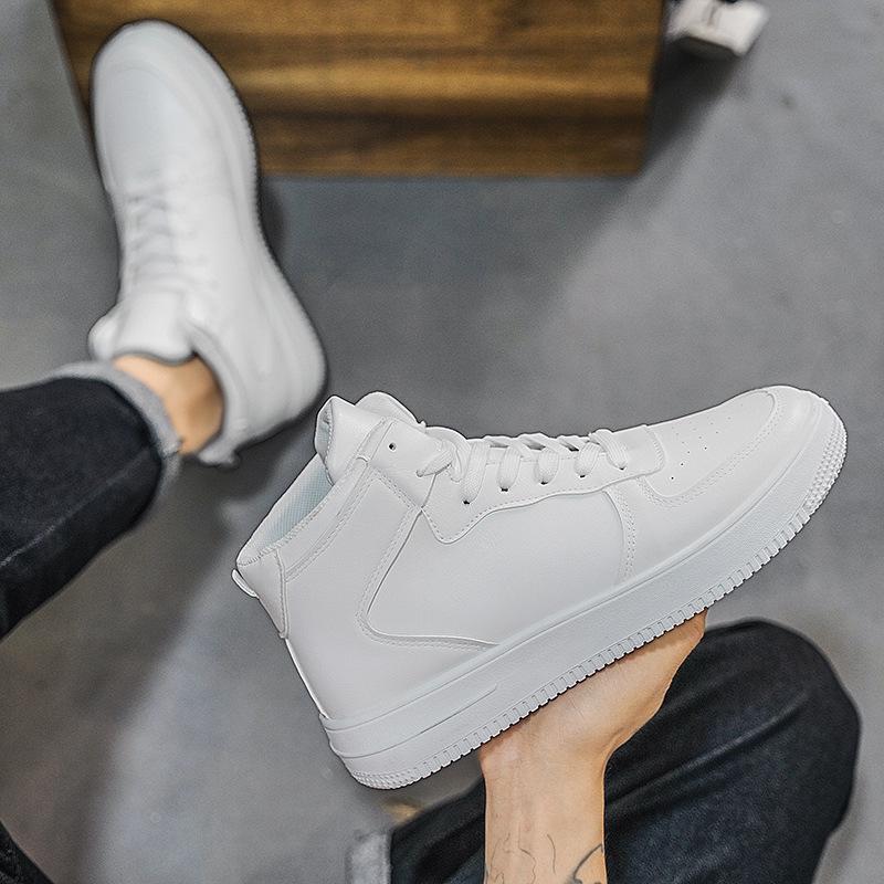 

2024 Новые мужские высокие легкие повседневные кроссовки для скейтбординга на весну/осень Дышащая и удобная обувь для спорта на открытом воздухе 39