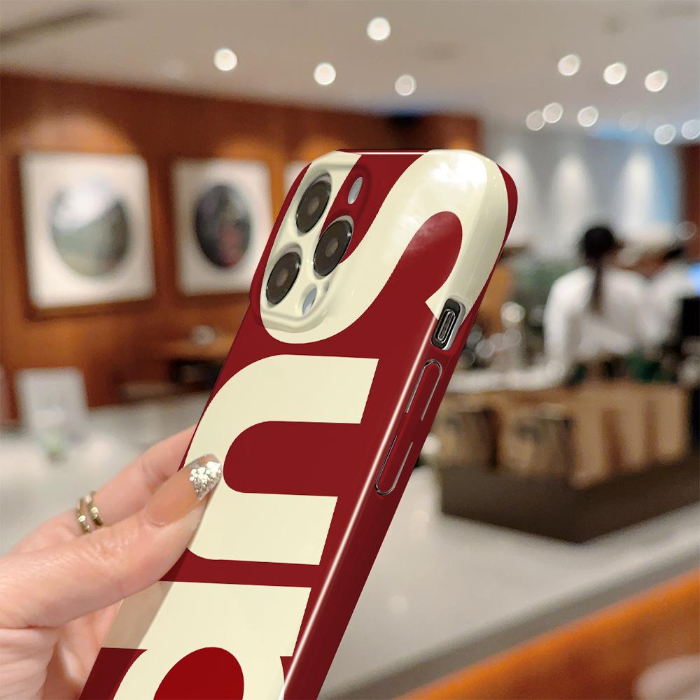 Moda Sert Telefon Kılıfı iPhone 14 13 Mini 12 Pro Max 7 8 SE XR Samsung Galaxy S23 S22 A53 A04S M11 Ultra Ince Darbeye Dayanıklı Kapak Kılıfları Coque