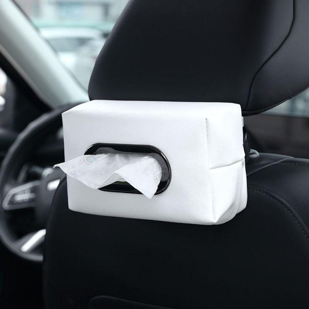 PU Leather Car Tissue Holder Practical Automotive Napkin Holder  Car Interior Accessories