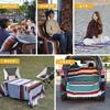 Afora Rug Large Mexican Lap Machine Washable Blanket, Size, Style, Multi-Cover, Camping, Outdoor, Blanket, Handmade, Gift,