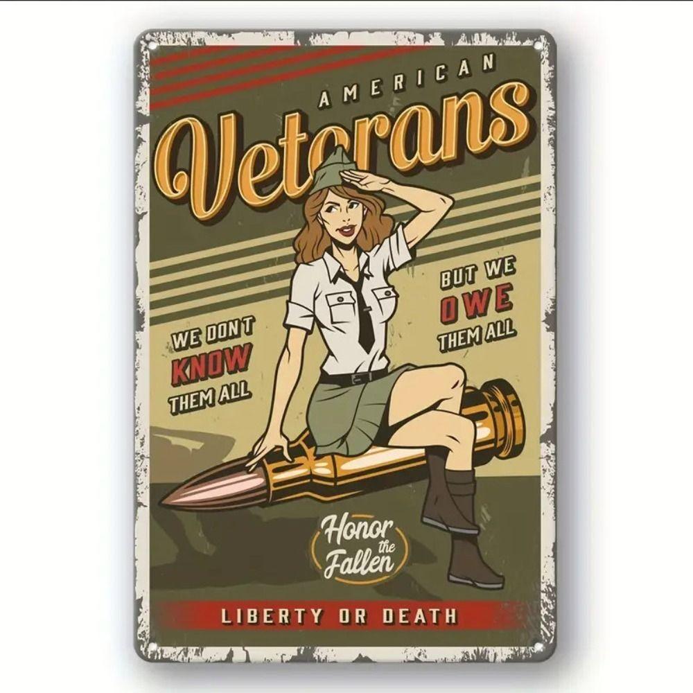 Vintage Metal Sign "Welcome to Wolf Cave" Outdoor Nature Decor 20x30cm