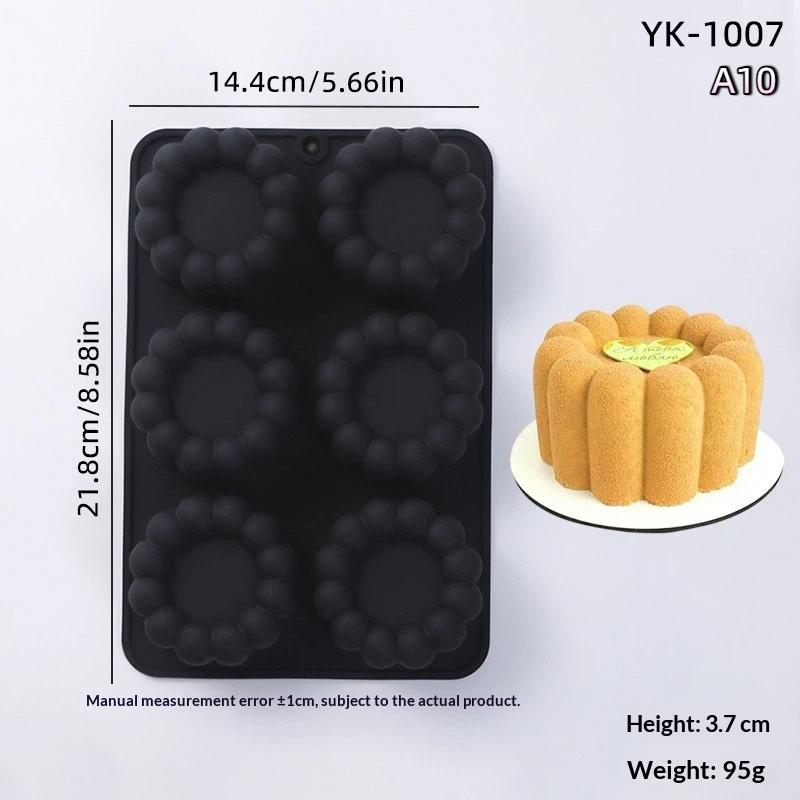 Herz Stern Quadrat Bento Kuchen Silikonform Schokoladenmousse Form Obstkuchen Dekorationen Wiederverwendbar Seife Kerze Gips Herstellungsform