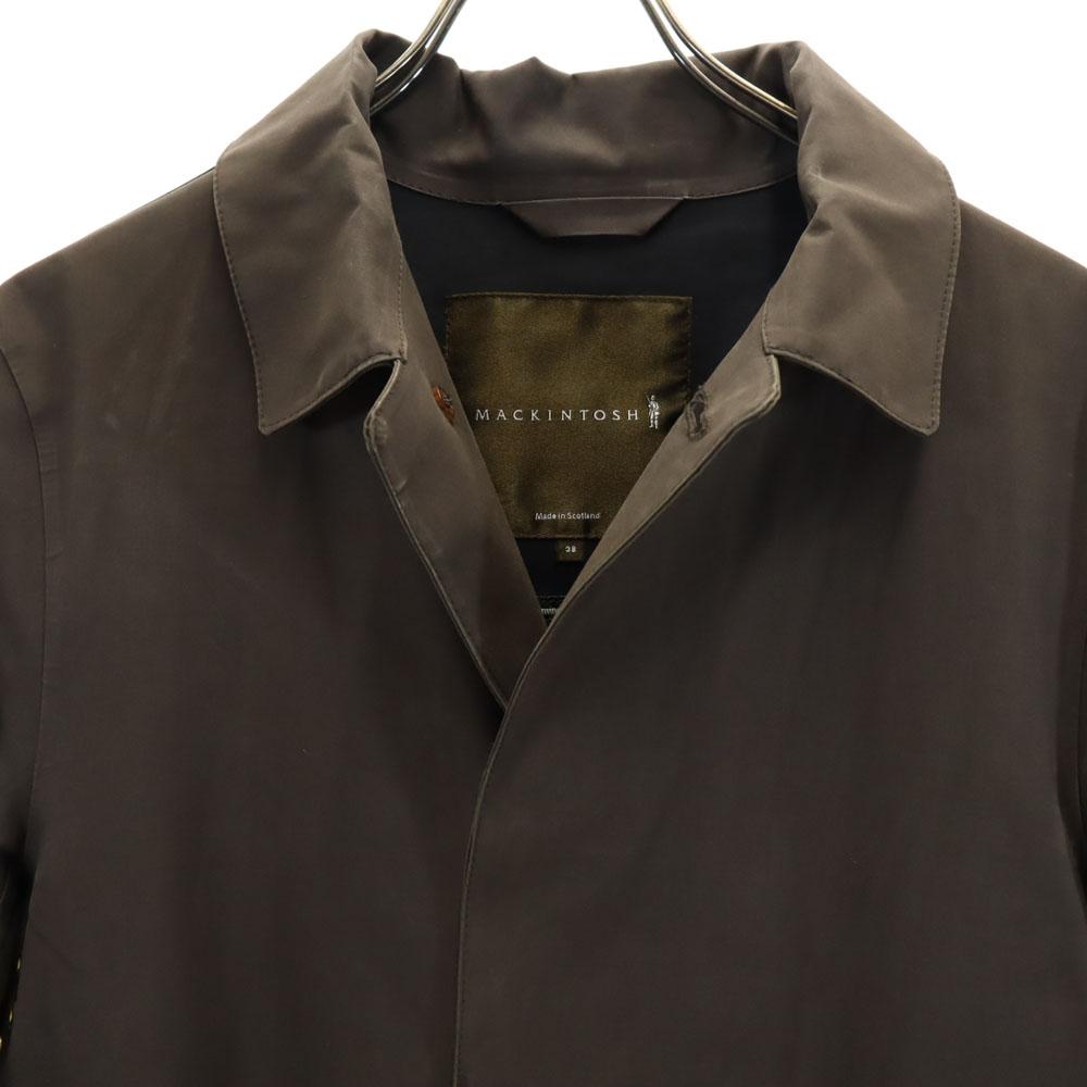 Mackintosh Made In Scotland Stainless Collar Coat 38 Brown Men's Used