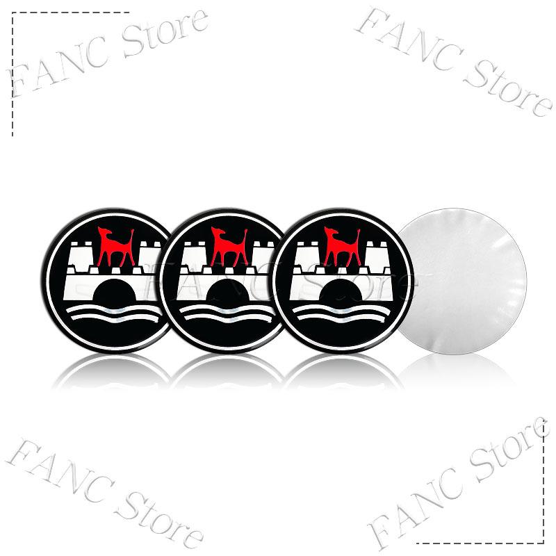 For VW 4Pcs 60MM (56MM I.D) Wolfsburg Edition Emblem Car Wheel Center Cap Rim refit Covers Sticker For VW Golf MK5 Touareg Touran