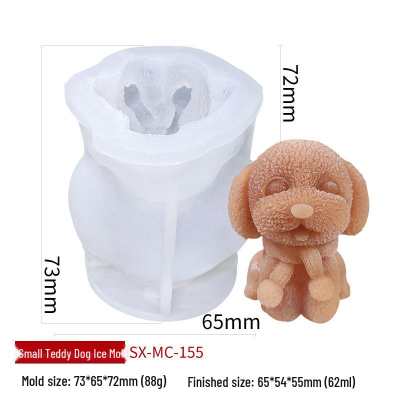 Sanxin Kleiner Bär Silikon Eiswürfel- & Mousseform für DIY Milchtee & Kaffee