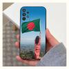 Bangladesh Flag For Samsung S9,S10,S20,S10,S21,S25,S24,S23,Ultra,FE,Plus,Lite,Soft Silicone Black Case