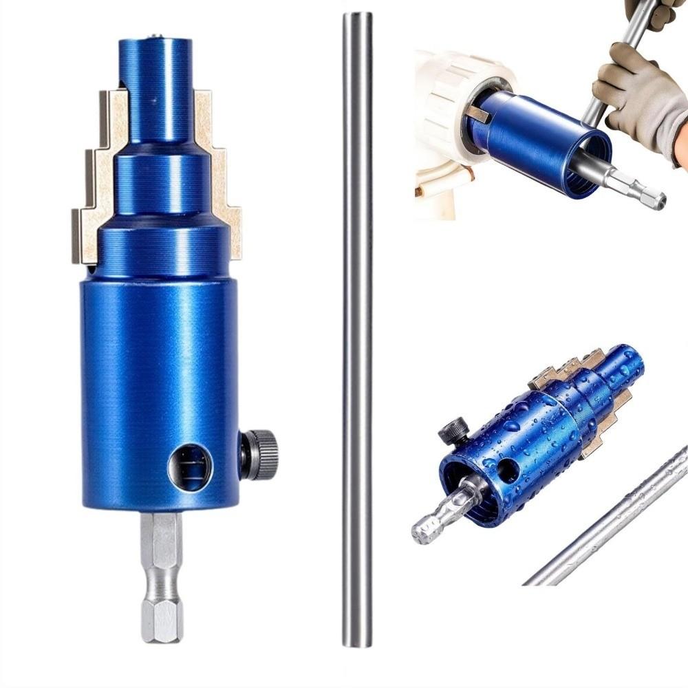 3IN1 Design Faucet Angle Valve Screw Extractor Universal Electric Drill Water Pipe Extractor Electric Manual Connecting Rod